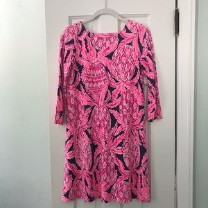 Bright Pink Cotton Lilly Dress